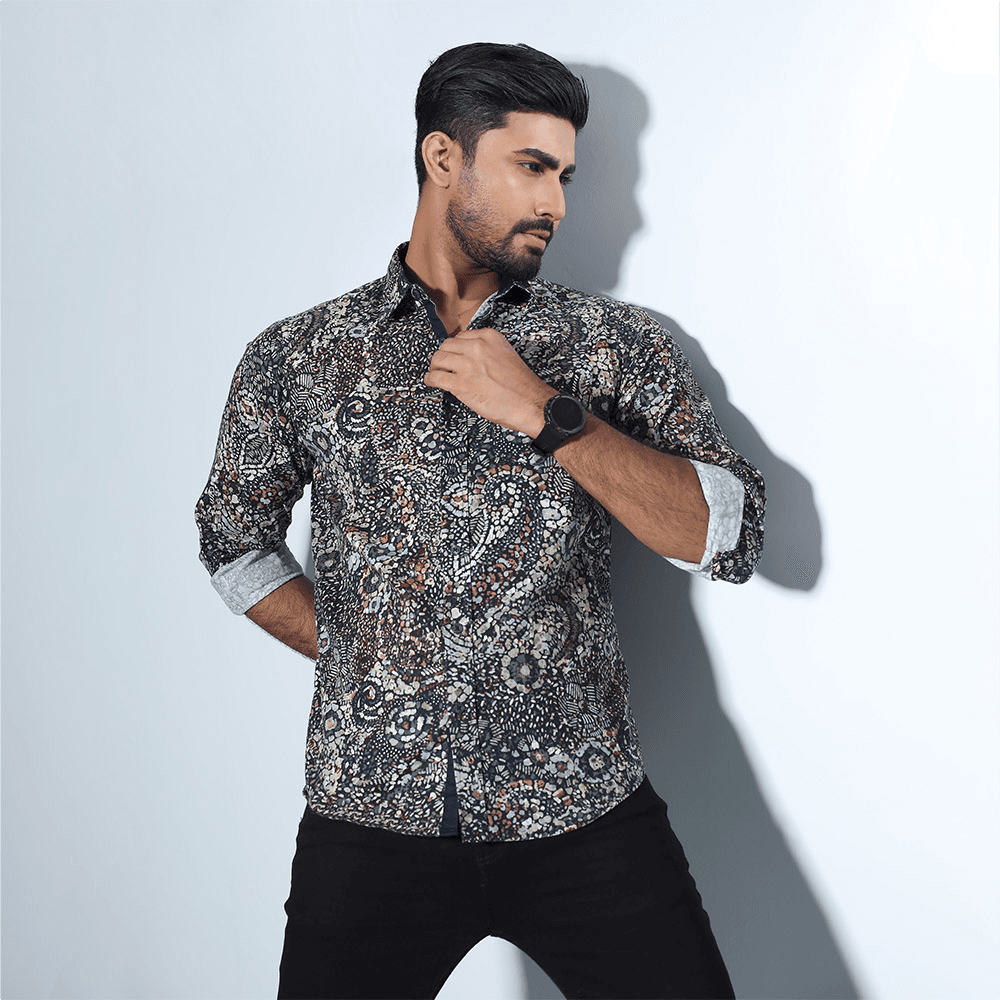 MENS FULL SLEEVE CASUAL SHIRT-REGULAR FIT