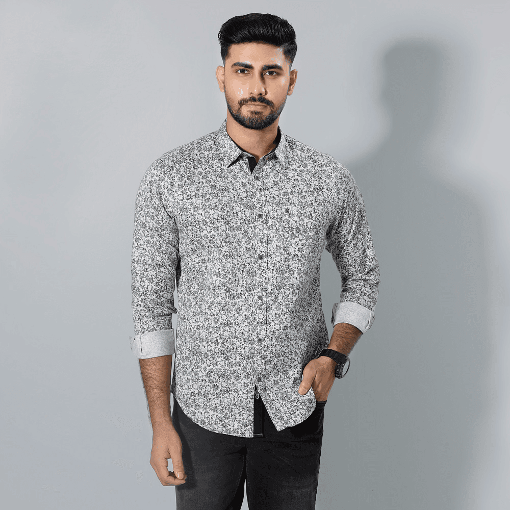 MENS FULL SLEEVE CASUAL SHIRT - SLIM FIT