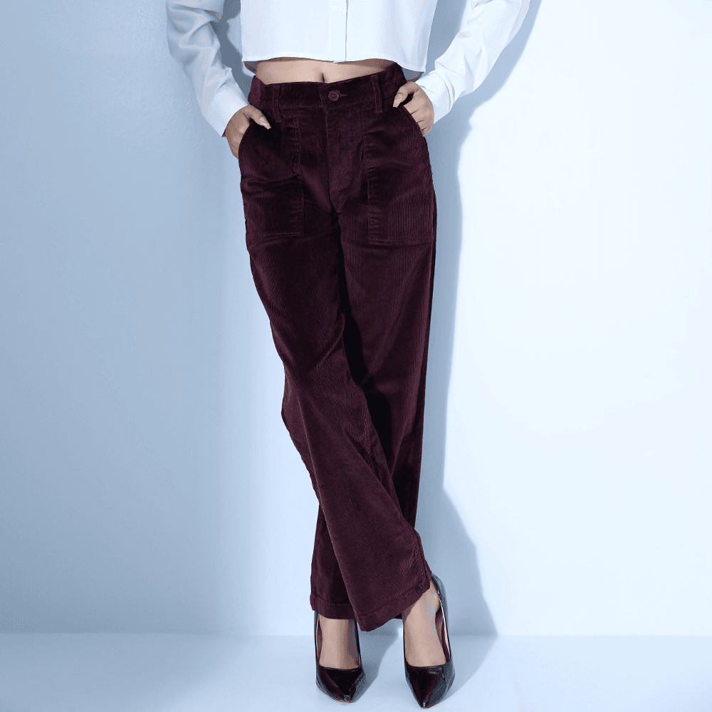DHEU WOMENS WIDE LEG PANT