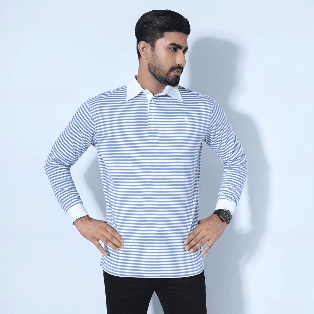 MENS FULL SLEEVE POLO