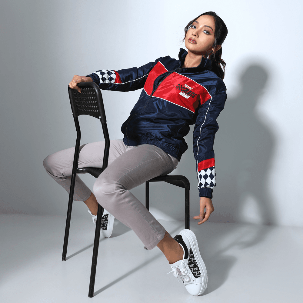 DHEU WOMENS BIKER JACKET