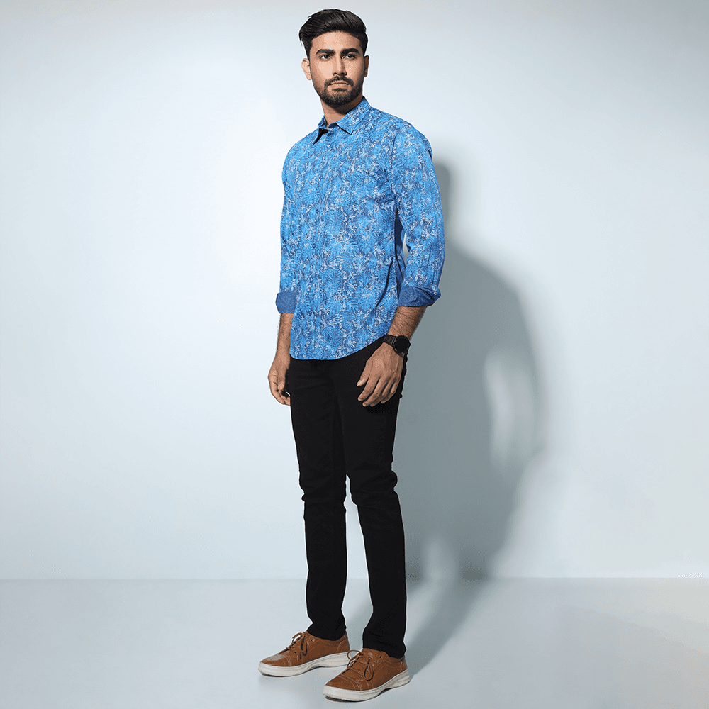 MENS FULL SLEEVE CASUAL SHIRT-SLIM FIT