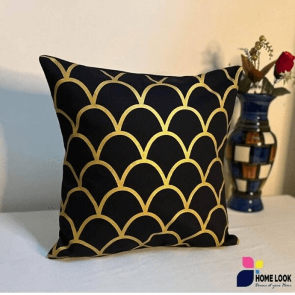 Black Sparkle Cushion Cover