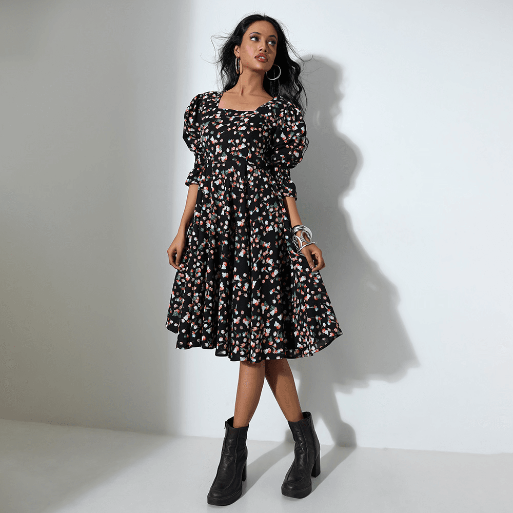 DHEU WOMENS WESTERN MINI DRESS