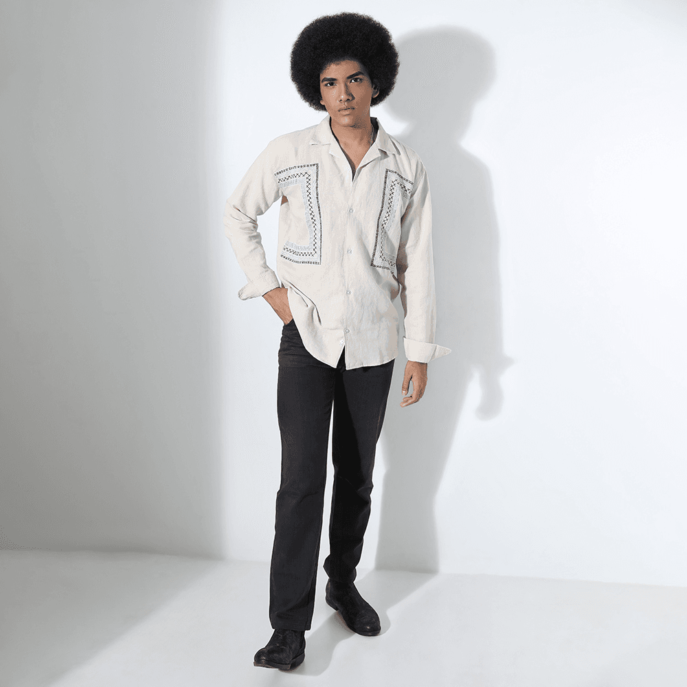 DHEU MENS CASUAL SHIRT - REGULAR FIT