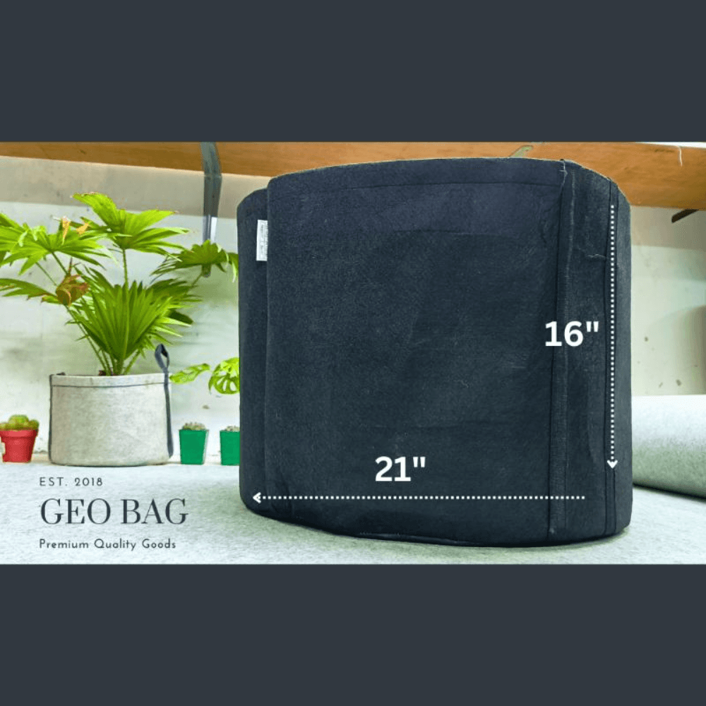 Premium Quality GEO Bag 25 Gallon ( DIa 21" Hight 16" ) -1 PCS / Plant Grow Bags, Synthetic Pot
