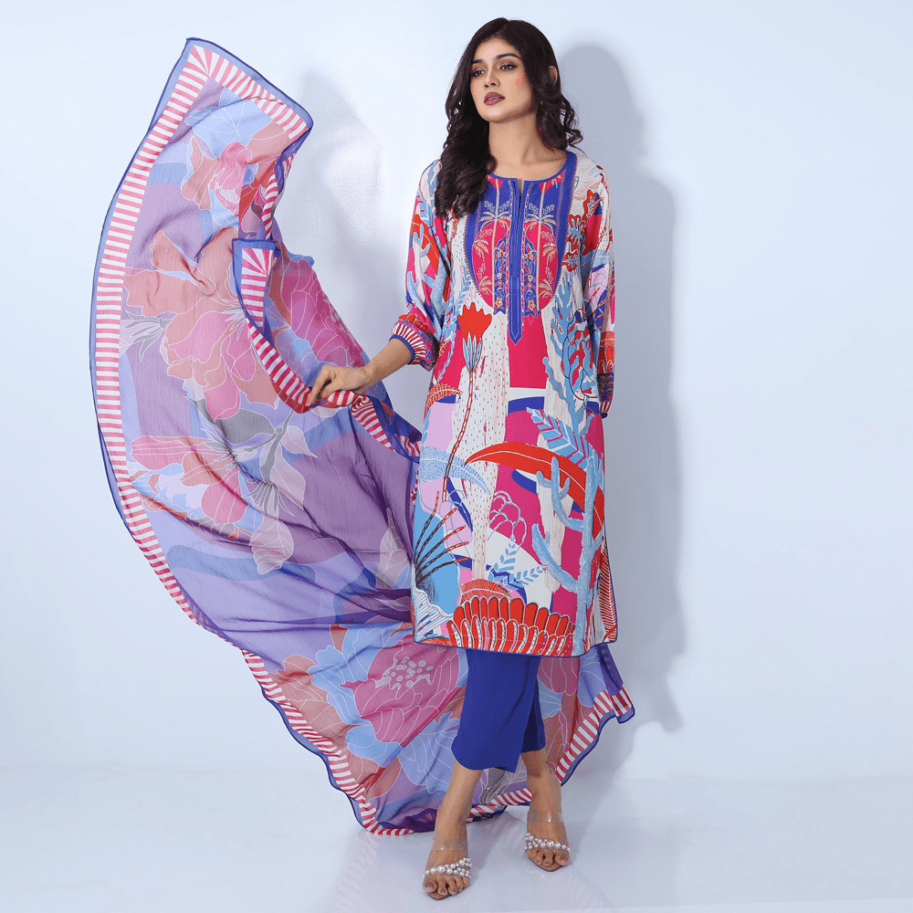 WOMENS ETHNIC 3PCS - REGULAR FIT