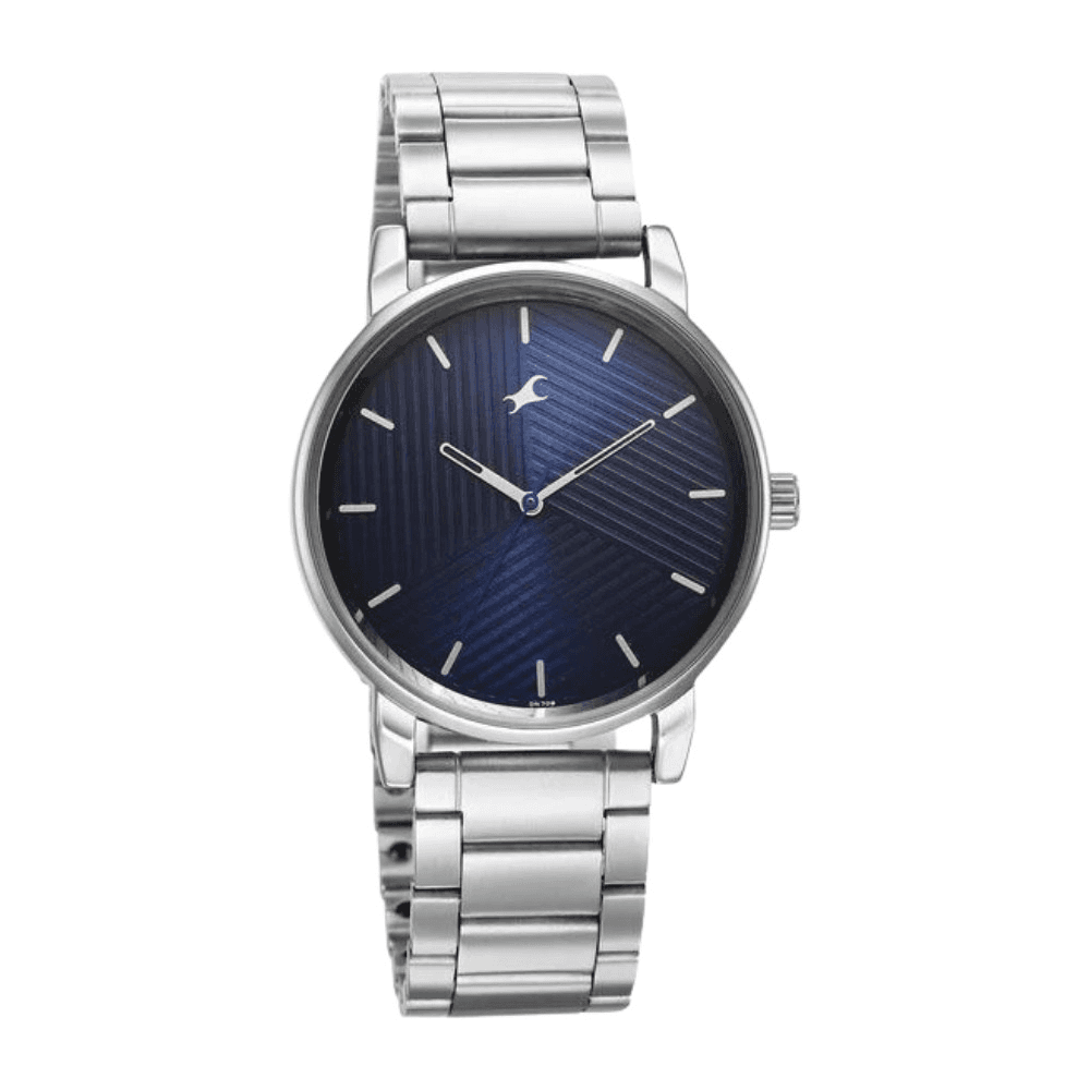 Fastrack 3278SM03 Stunners Black Dial Metal Watch for Guys
