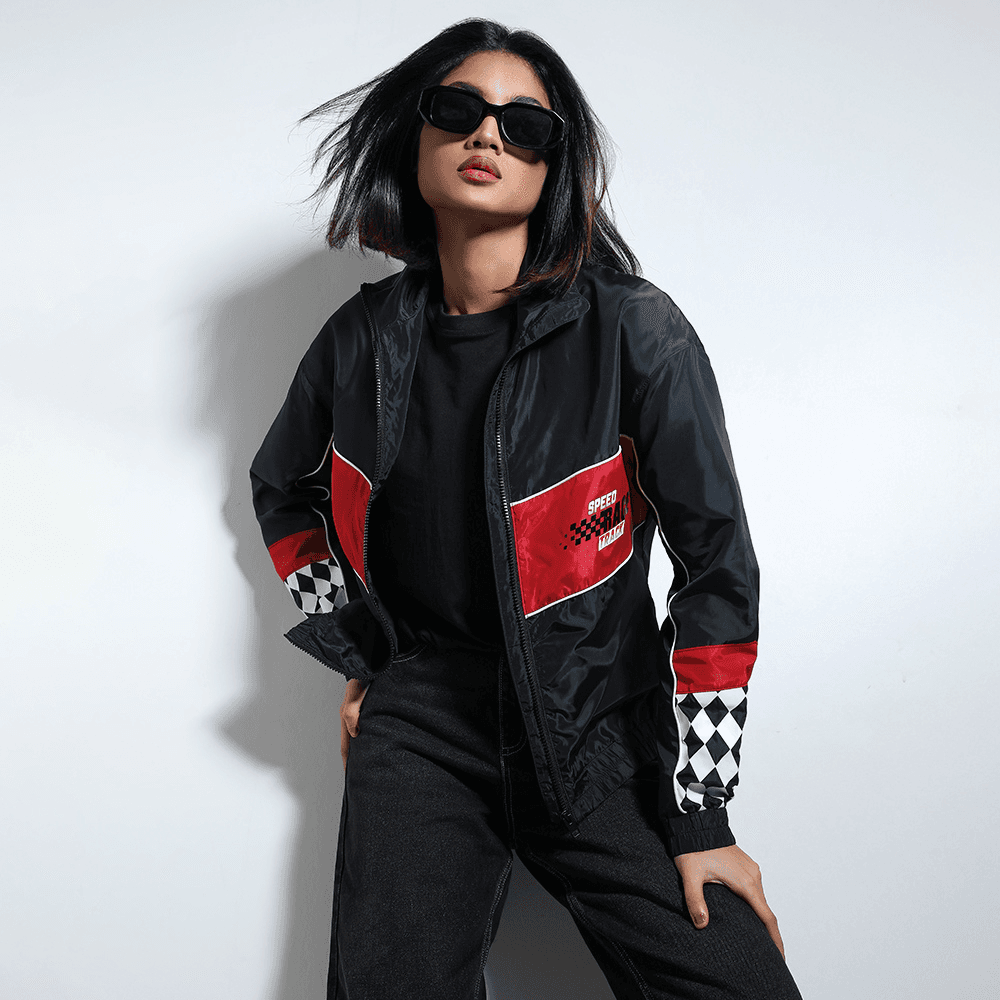 DHEU WOMENS BIKER JACKET