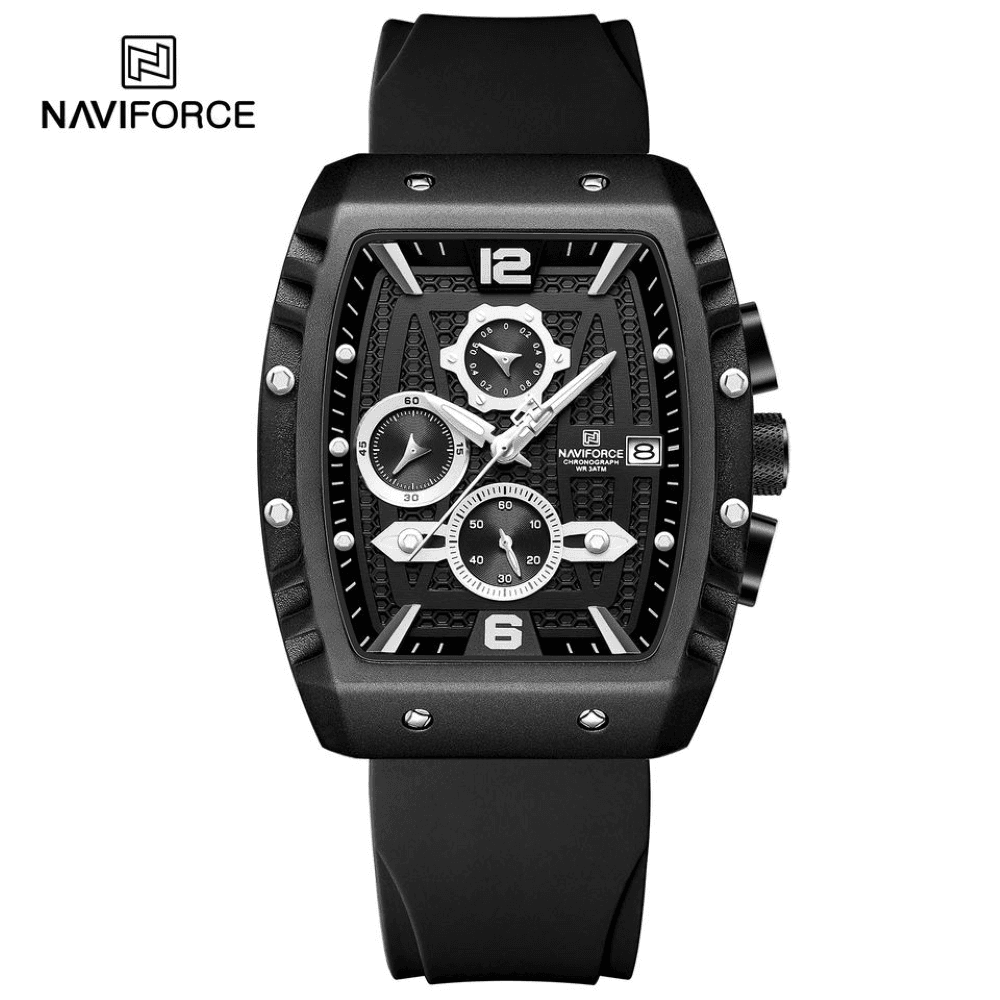 Naviforce NF8025 Black Mens Analog Watch