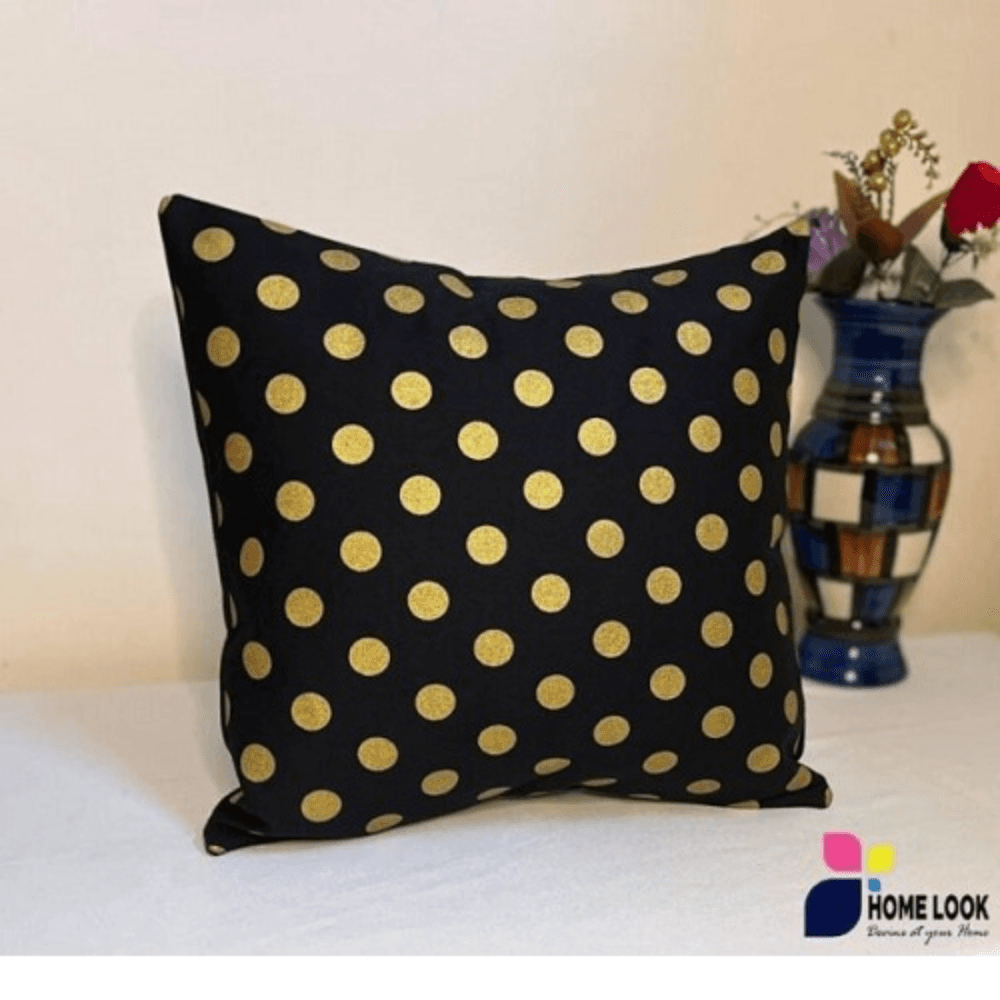 Black Sparkle Cushion Cover