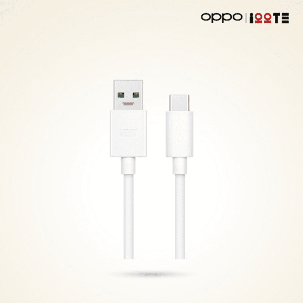 Oppo USB-A to USB-C Cable (1m)-White