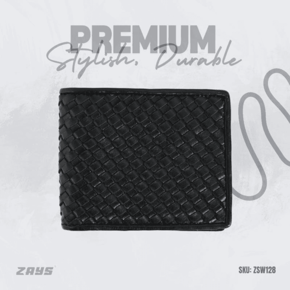 Zays Handcrafted Premium Eco-Friendly Leather Bifold Wallet