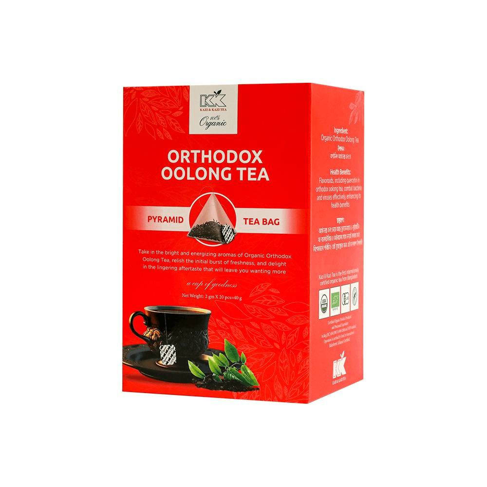 Kazi & Kazi Pyramid Orthodox Oolong Tea 40g - 20 Sachet