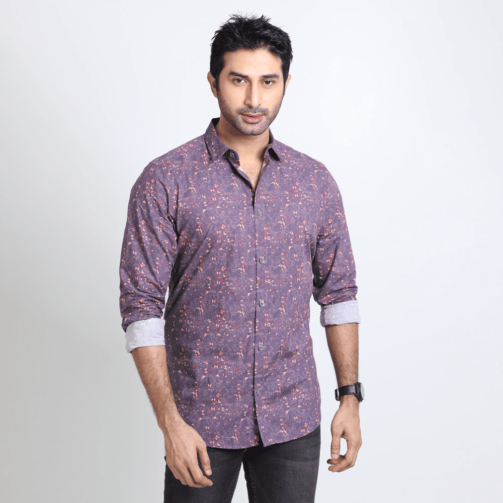 MENS FULL SLEEVE CASUAL SHIRT - REGULAR FIT