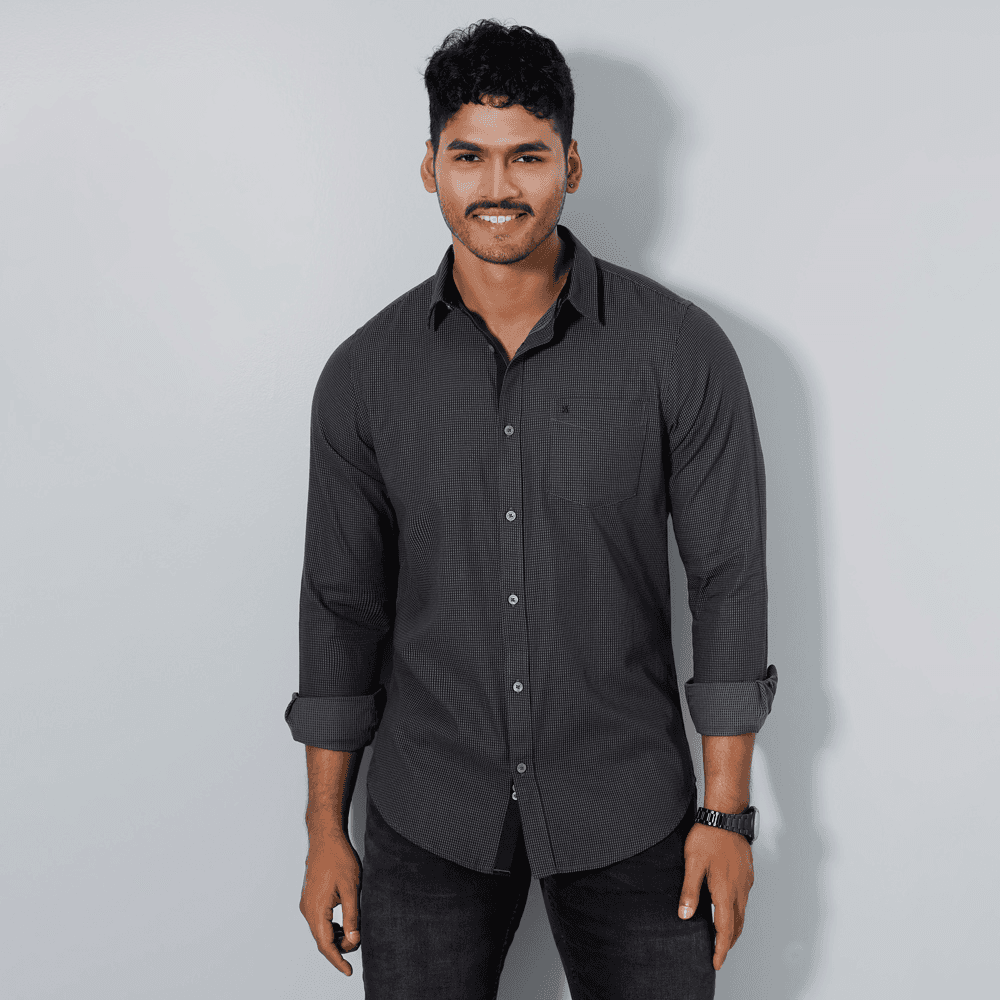 MENS FULL SLEEVE CASUAL SHIRT - SLIM FIT