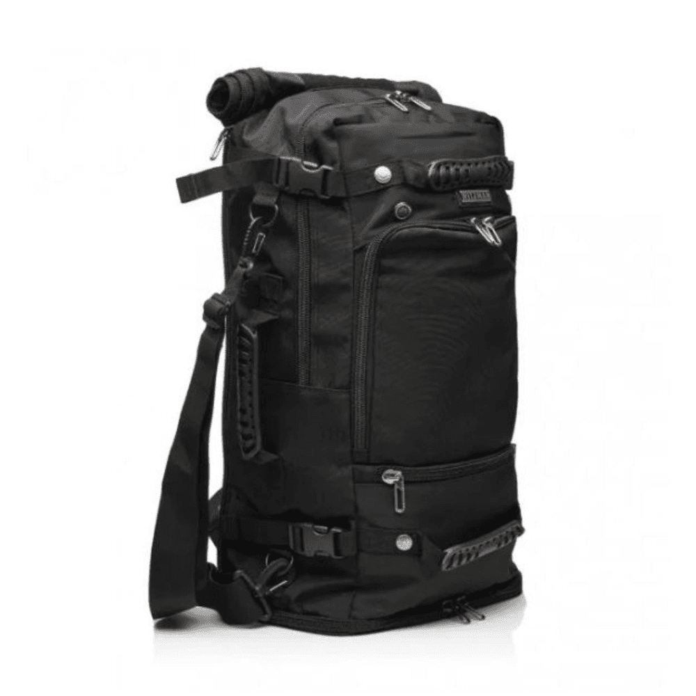WITZMAN A2021-3 Multi-Use Backpack – Travel Duffel & Hiking Bag with Large Capacity (Black)
