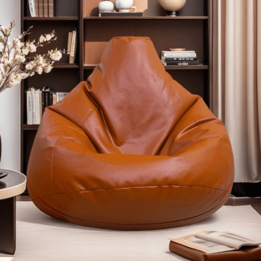 LAZY DUDE XXL Slim Fit Multiple Shaped Lazy Bean Bag - Color Deep Brown