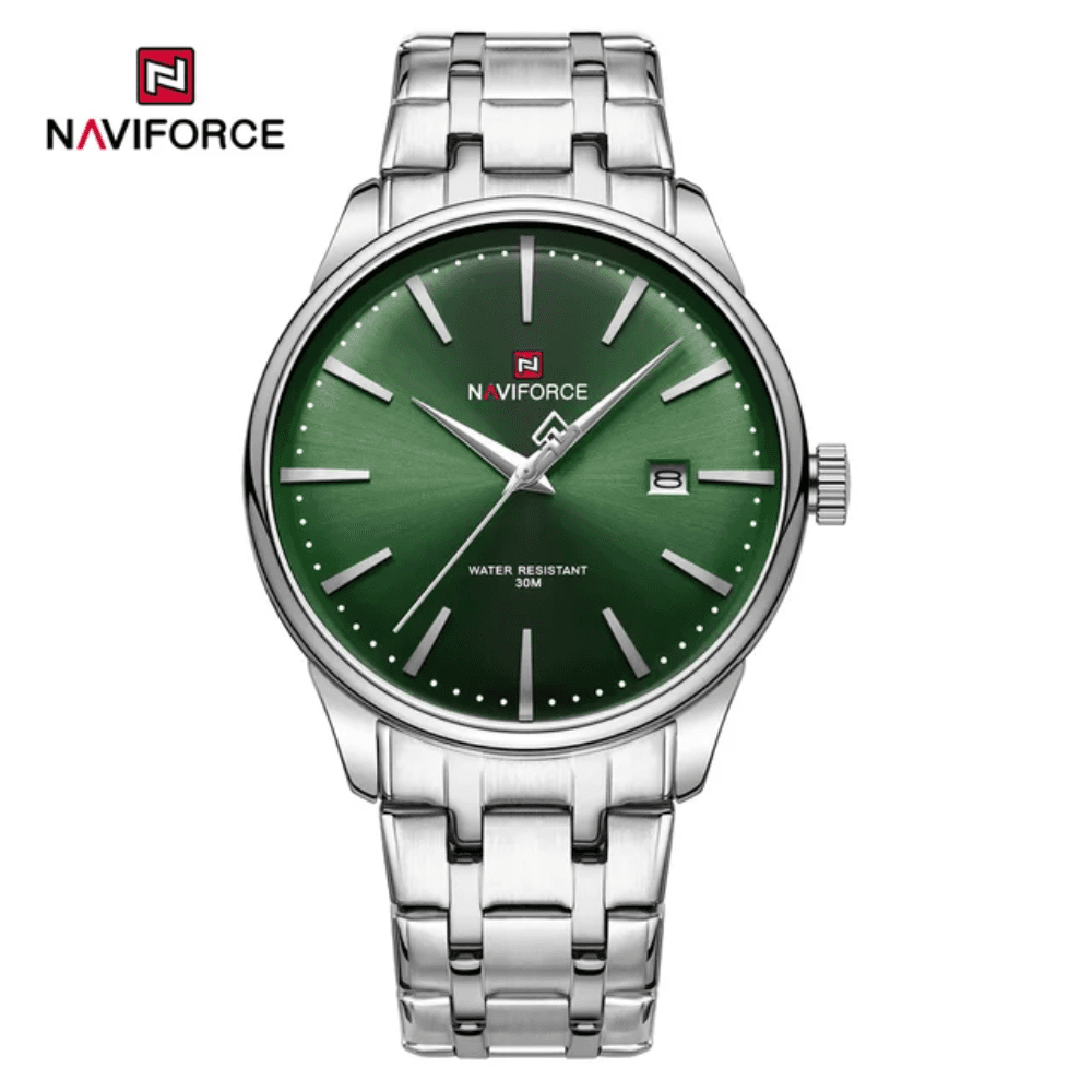 NAVIFORCE NF9230 Silver Stainless Steel Wrist Watch