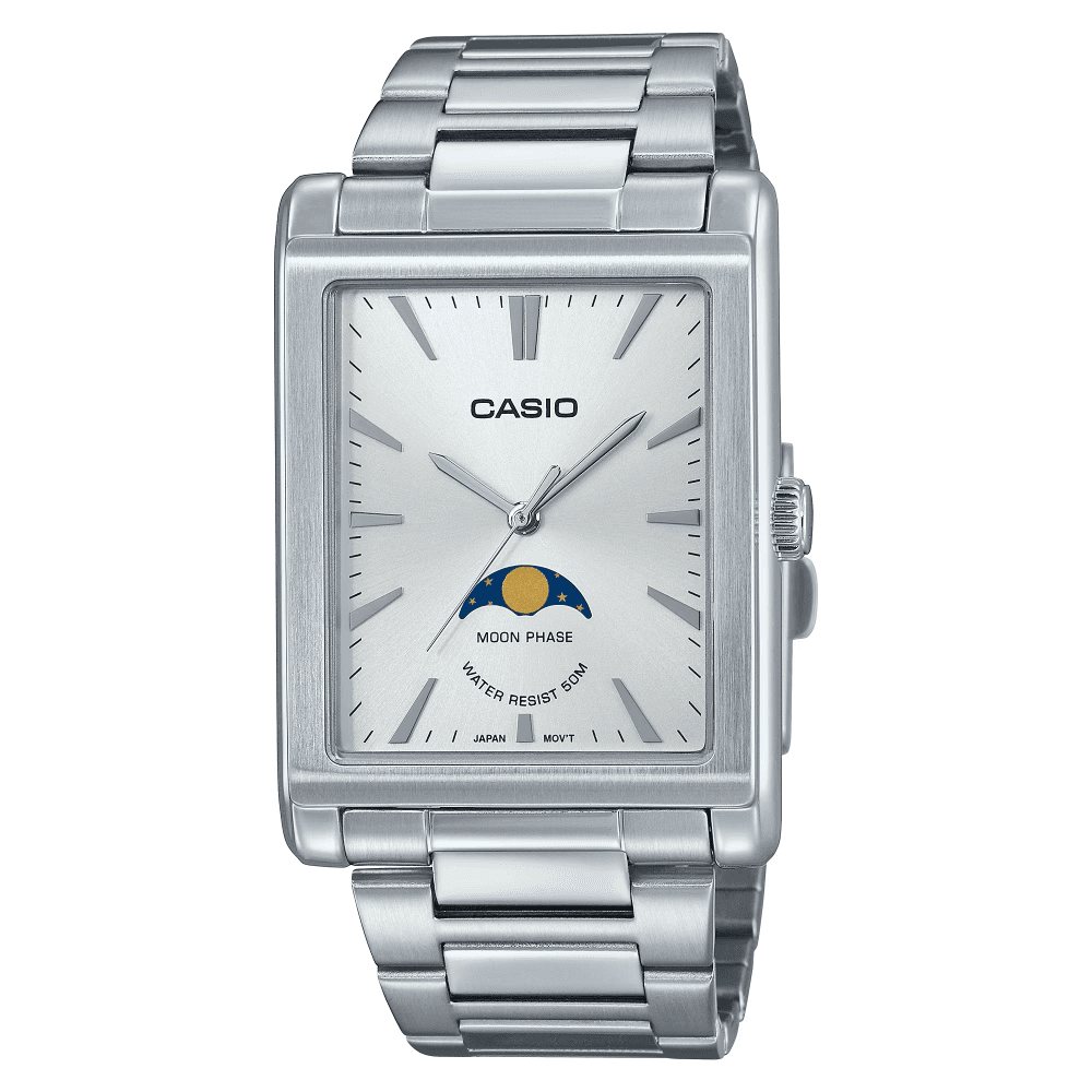 Casio Enticer Moon Phase Men's Watch - MTP-M105D-7AVDF