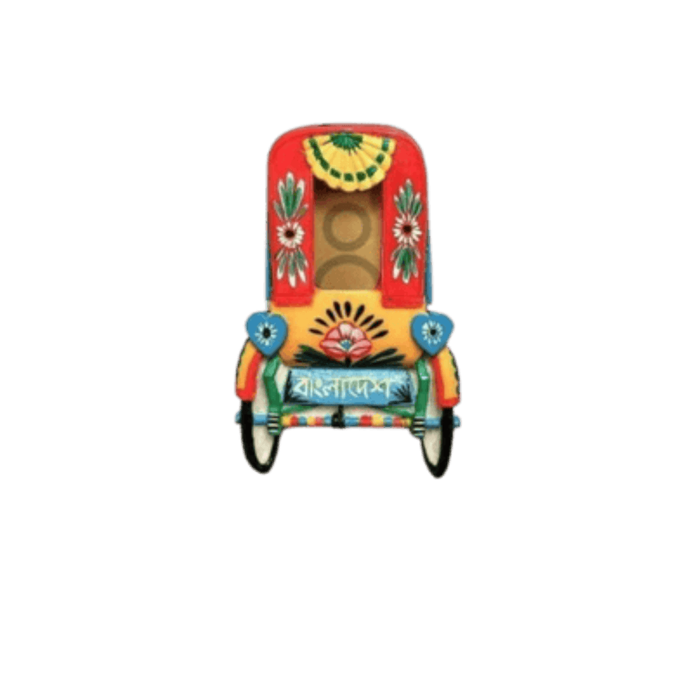 Rickshaw Photo Frame Fridge Magnet