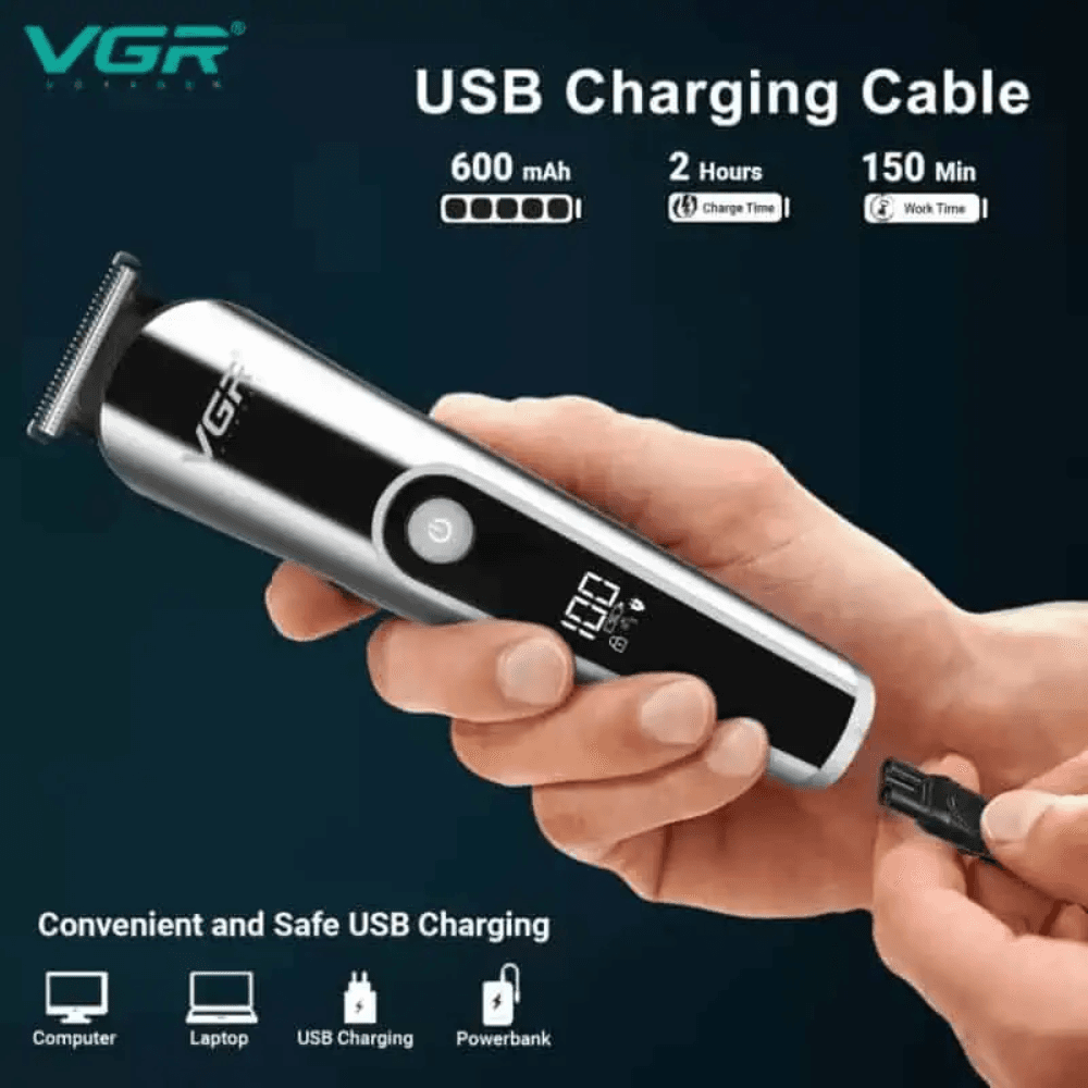 VGR V-107 Professional 11 in1 Grooming Kit Fully Waterproof Trimmer