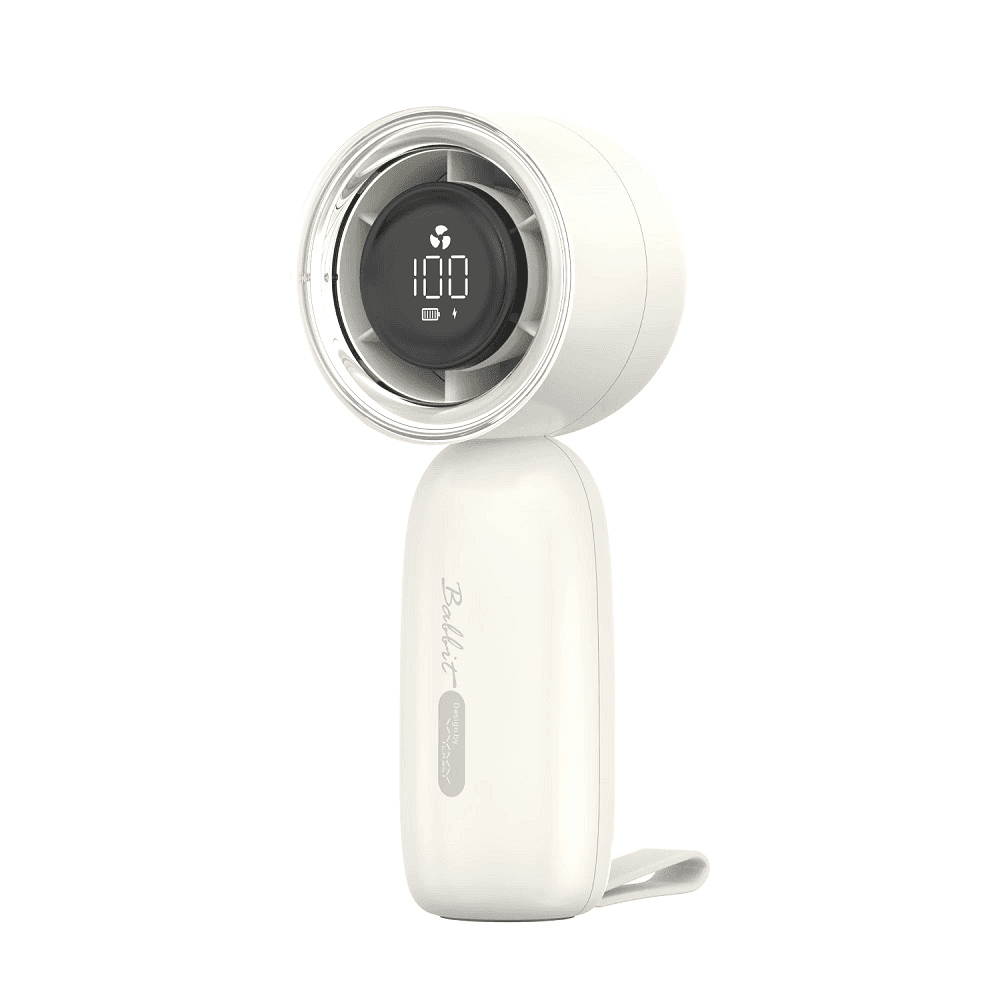 Vyvylabs Babbit High Speed 13000RPM HandHeld Fan White