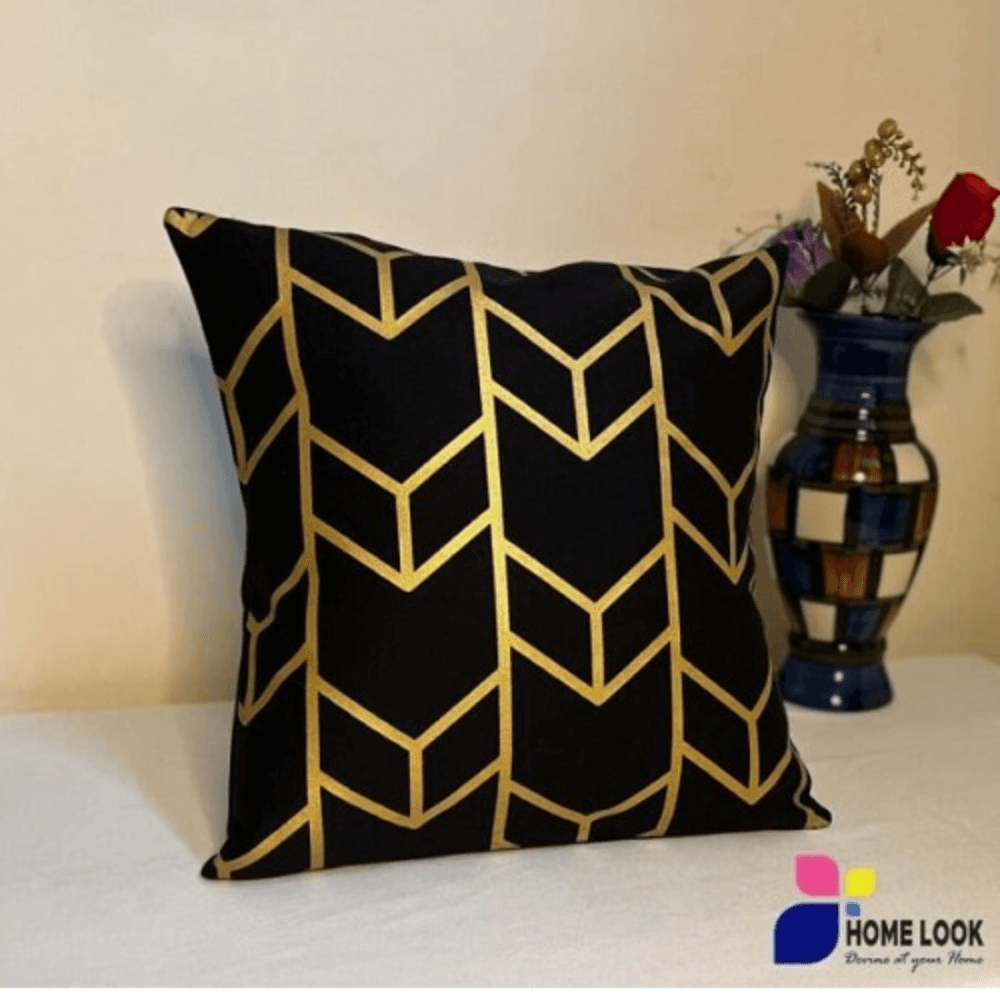 Black Sparkle Cushion Cover