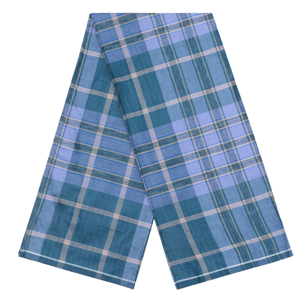 MENS STITCHED CHECK LUNGI