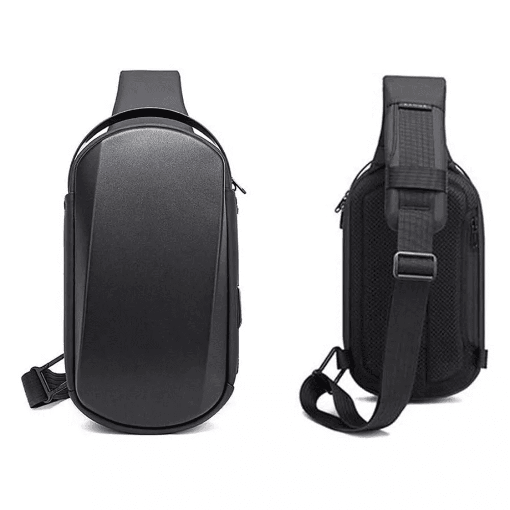 BANGE BG-7256 Stylish Men’s Shell Shoulder Bag – Waterproof & Travel-Ready