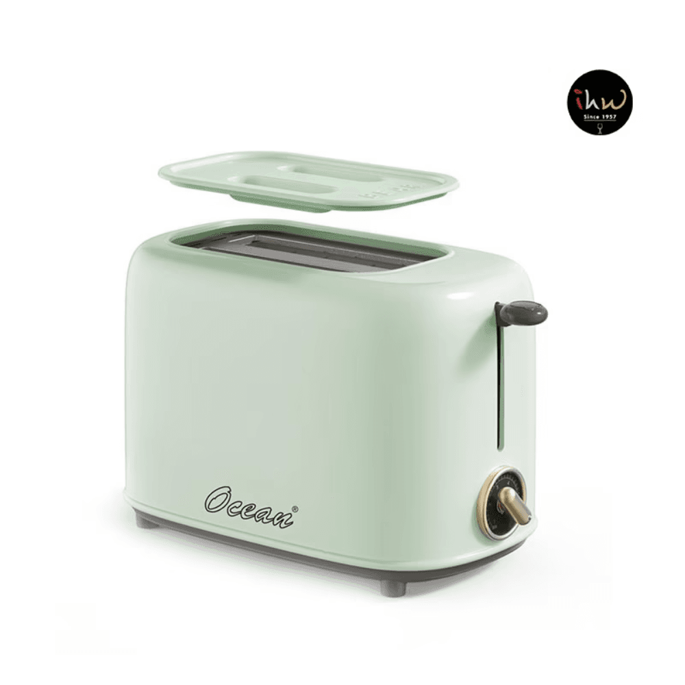 Ocean Bread Toaster 2 Slices with dust Cover