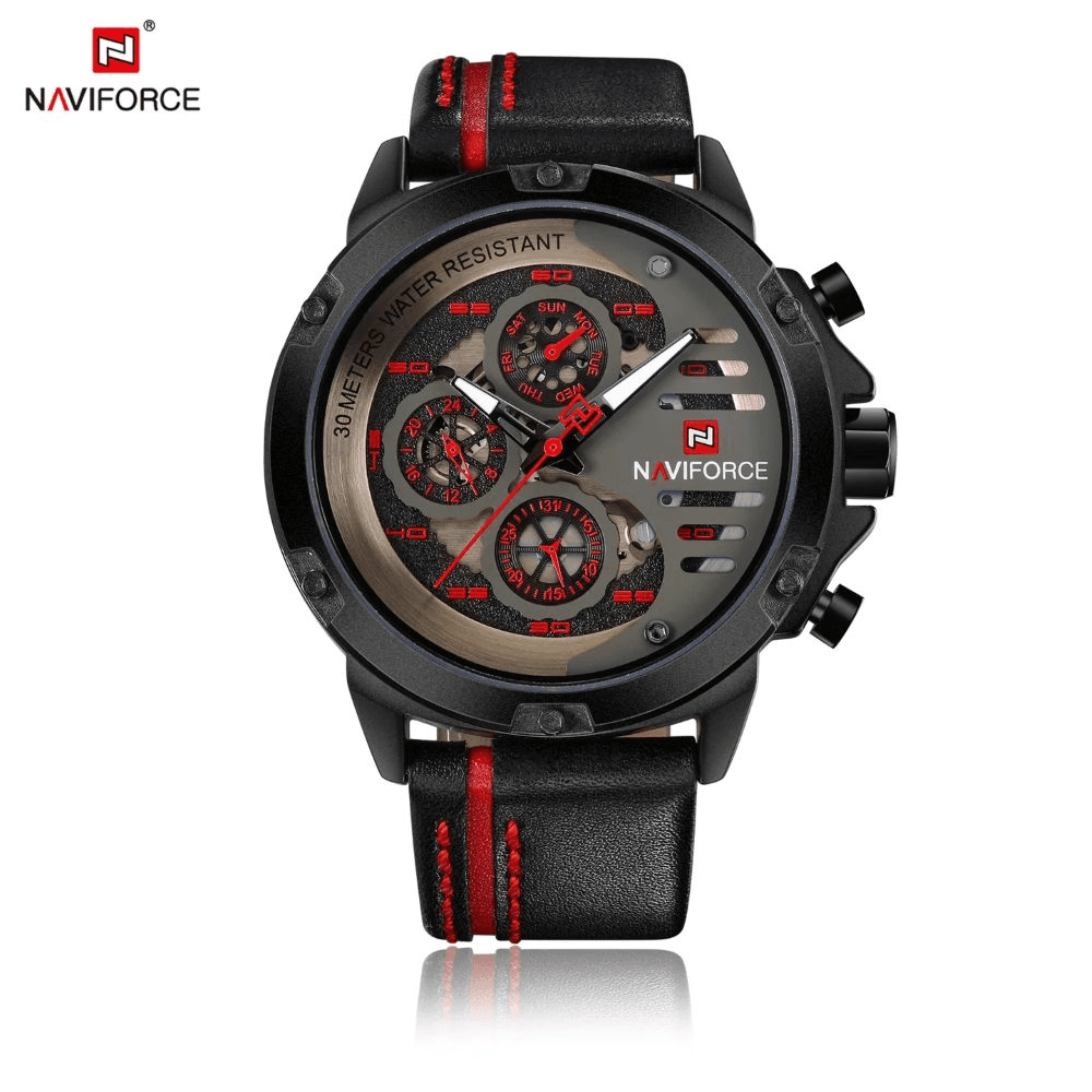 NAVIFORCE NF9110  Calendar Clock Wristwatch Sport Military Watches for Men