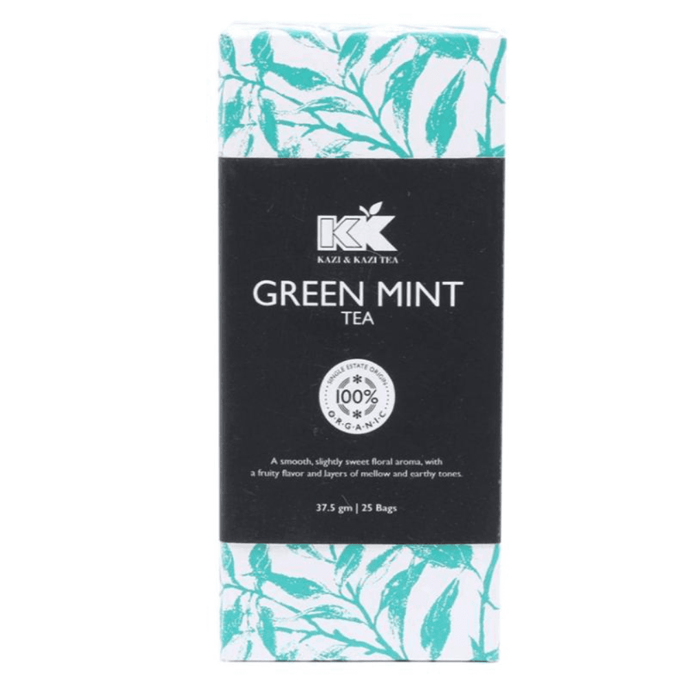 Kazi & Kazi Green Mint Tea 37.5g - 25 Bags