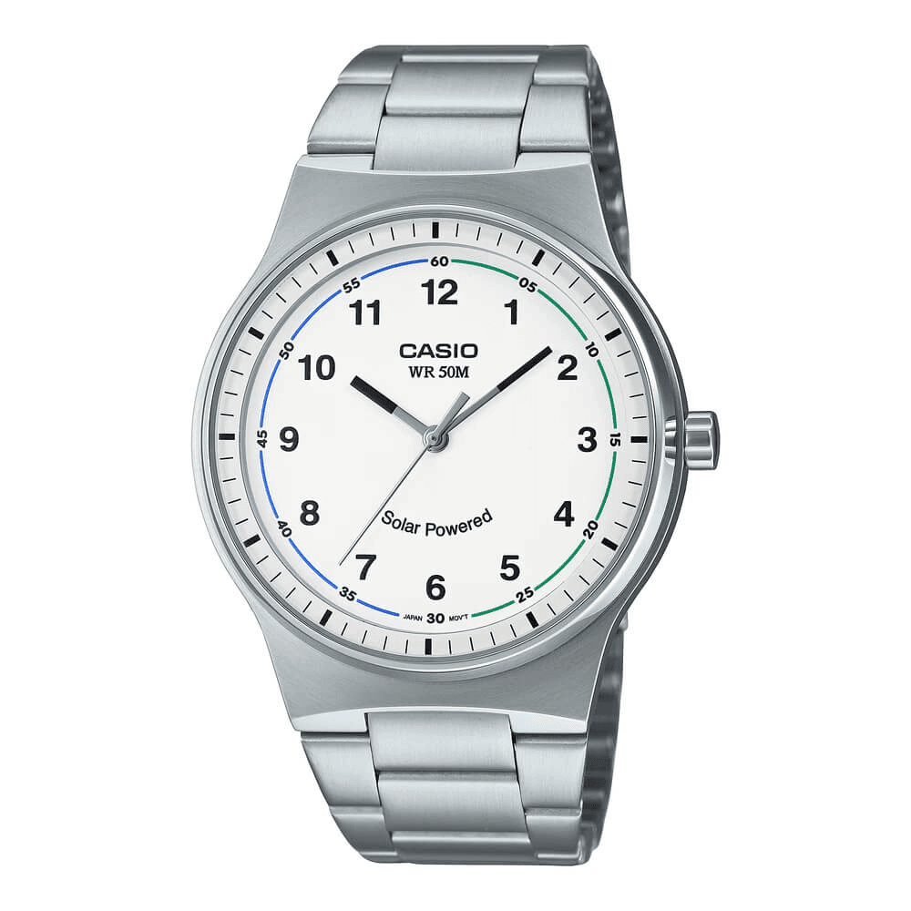WW2718 Casio Standard Solar Powered Chain Watch MTP-RS105D-7BVDF