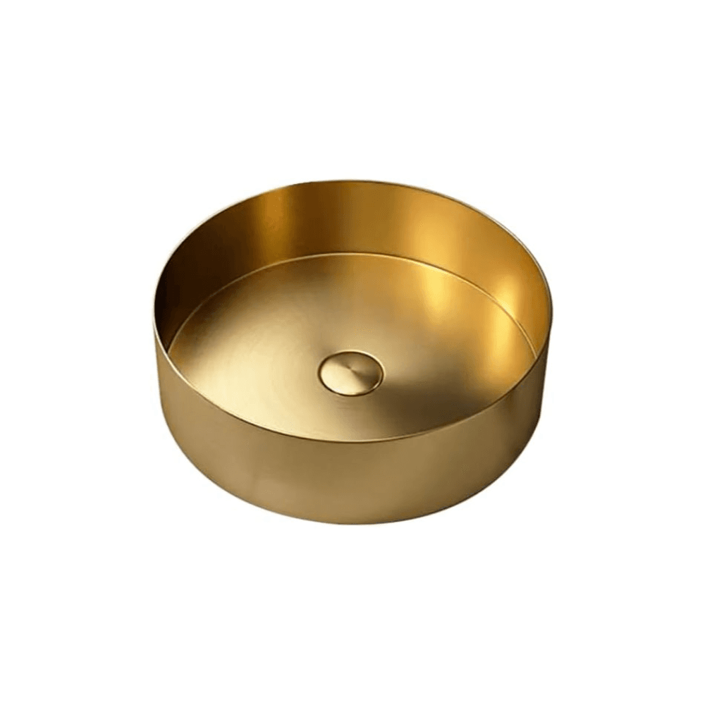 DORFEN Circular PVD Rose Gold Handmade SS Basin Sink