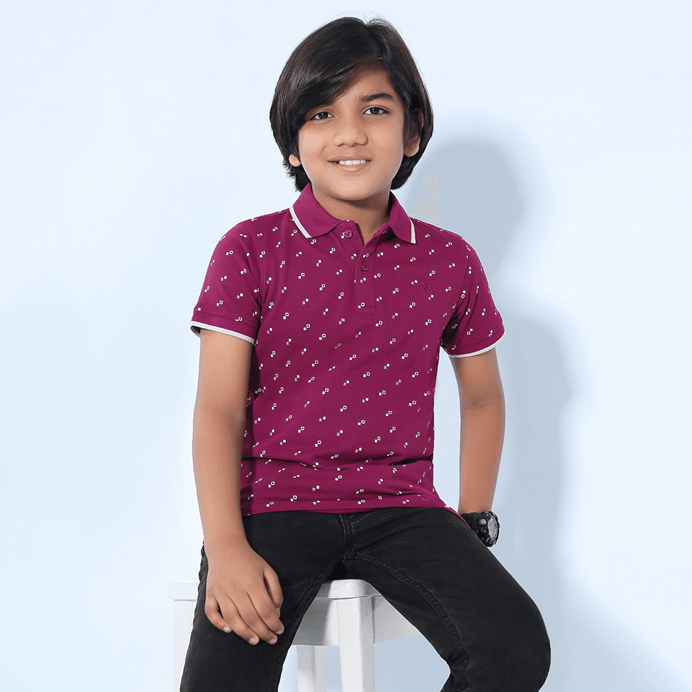 BOYS SHORT SLEEVE POLO SHIRT
