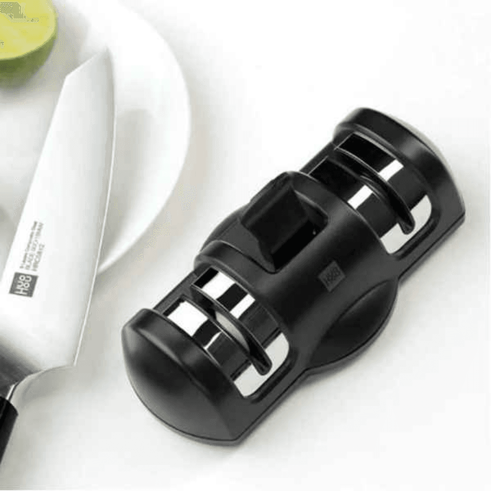 Xiaomi Youpin Huohou Portable Double-Wheel Knife Sharpener - Black