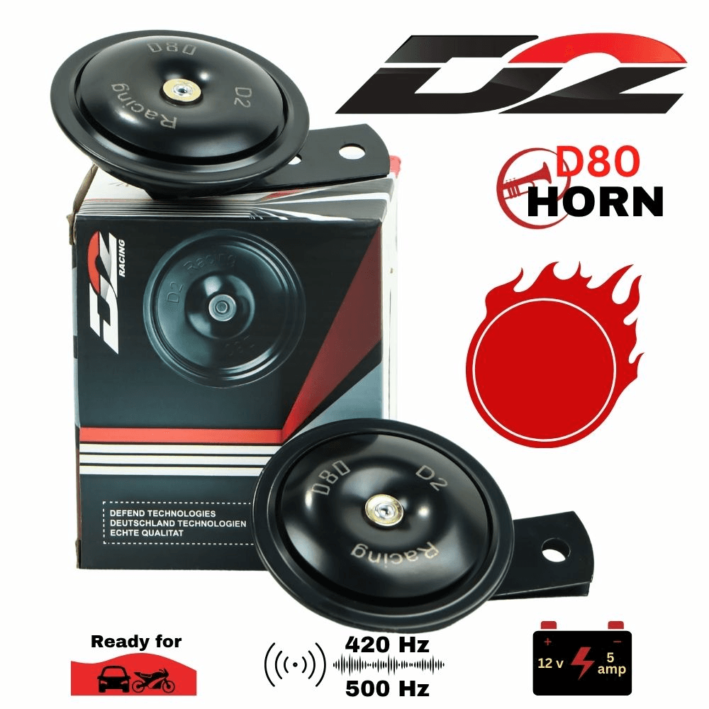 D2 D80 Disc Horn for Car & Bike