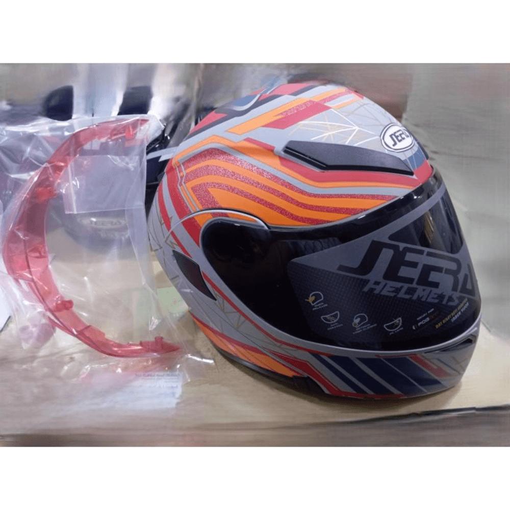 Neera Modular Double Visor NMC-816 A TYPE-R ELECTRO DOT CERTIFIED Helmet - Multi Color