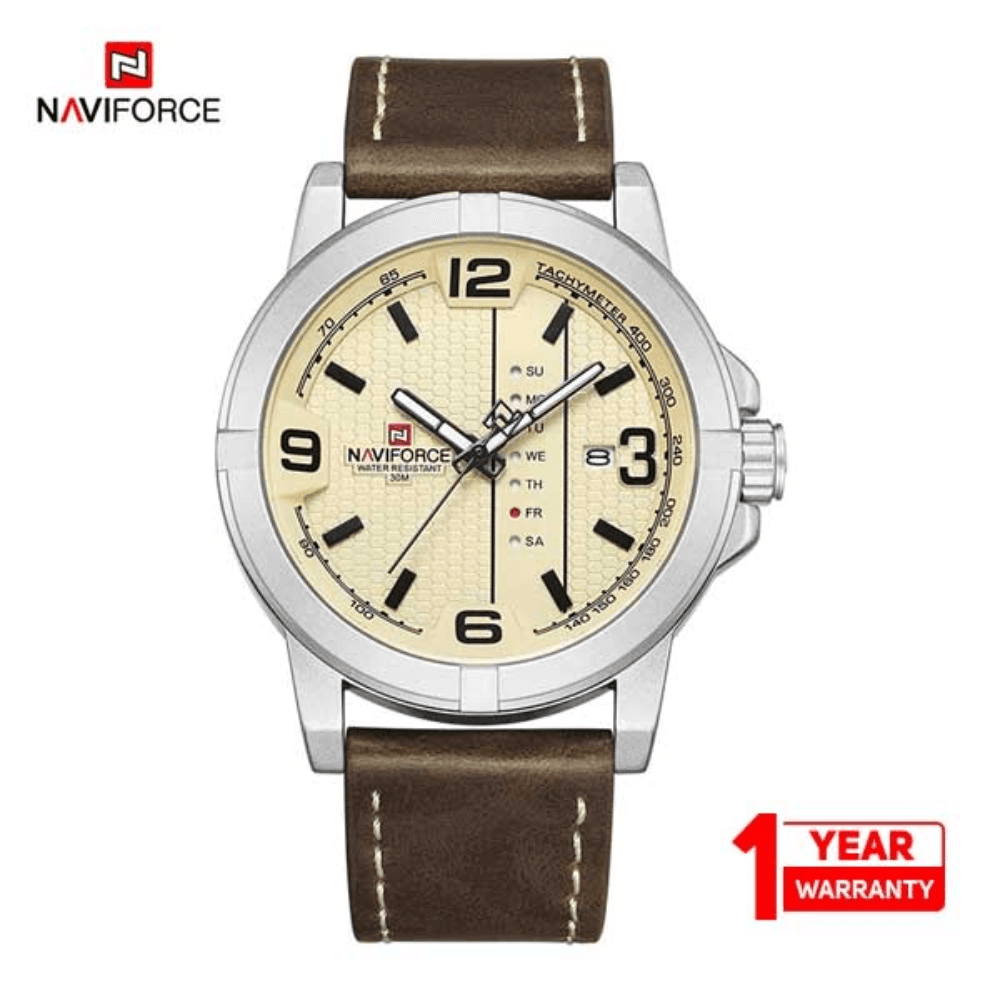 Naviforce NF9177 Analog Leather for Men