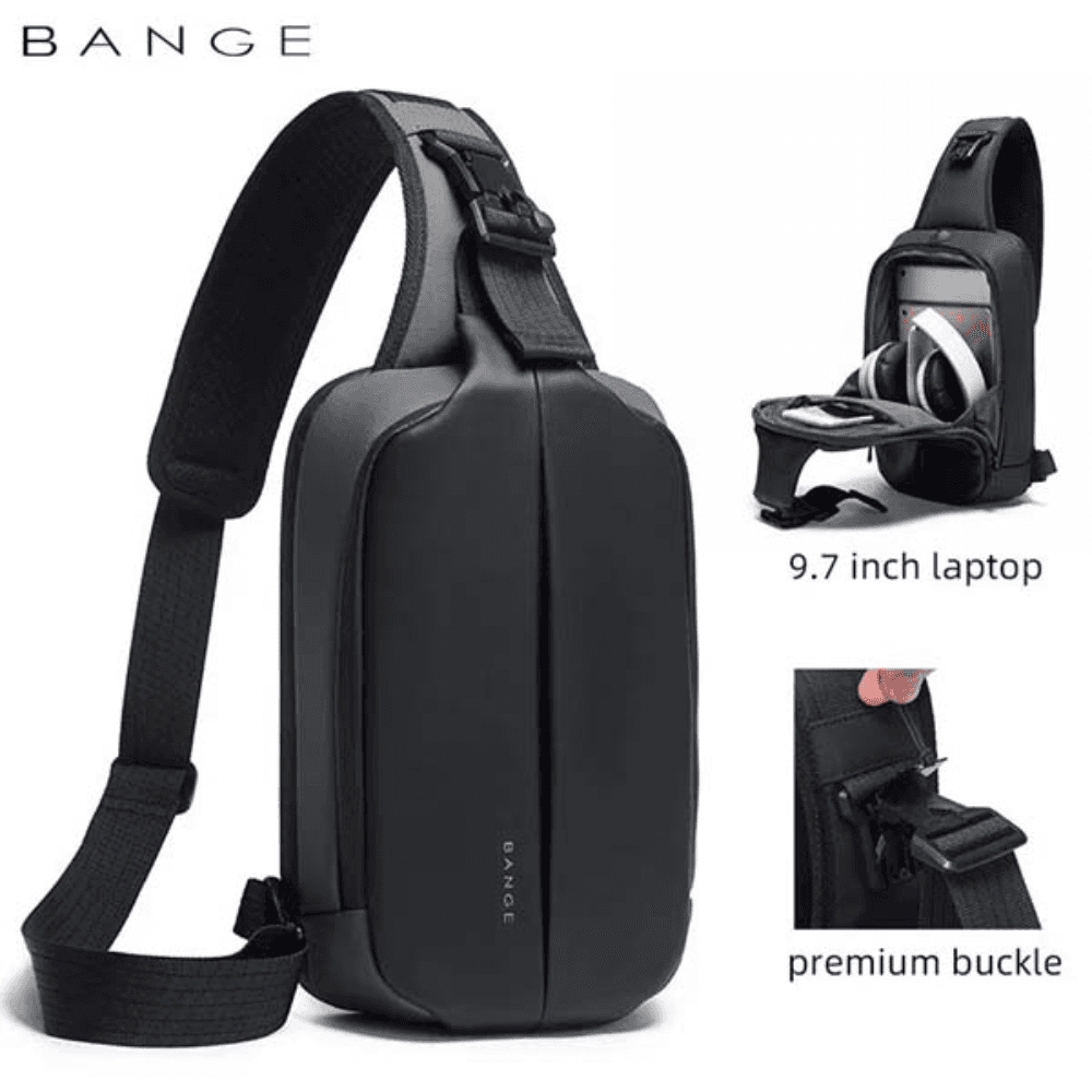 BANGE 7210 Crossbody Anti-Theft Sling Bag – Waterproof Travel & Daily Use