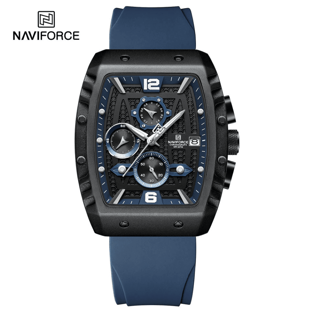 Naviforce NF8025 Blue Mens Analog Watch