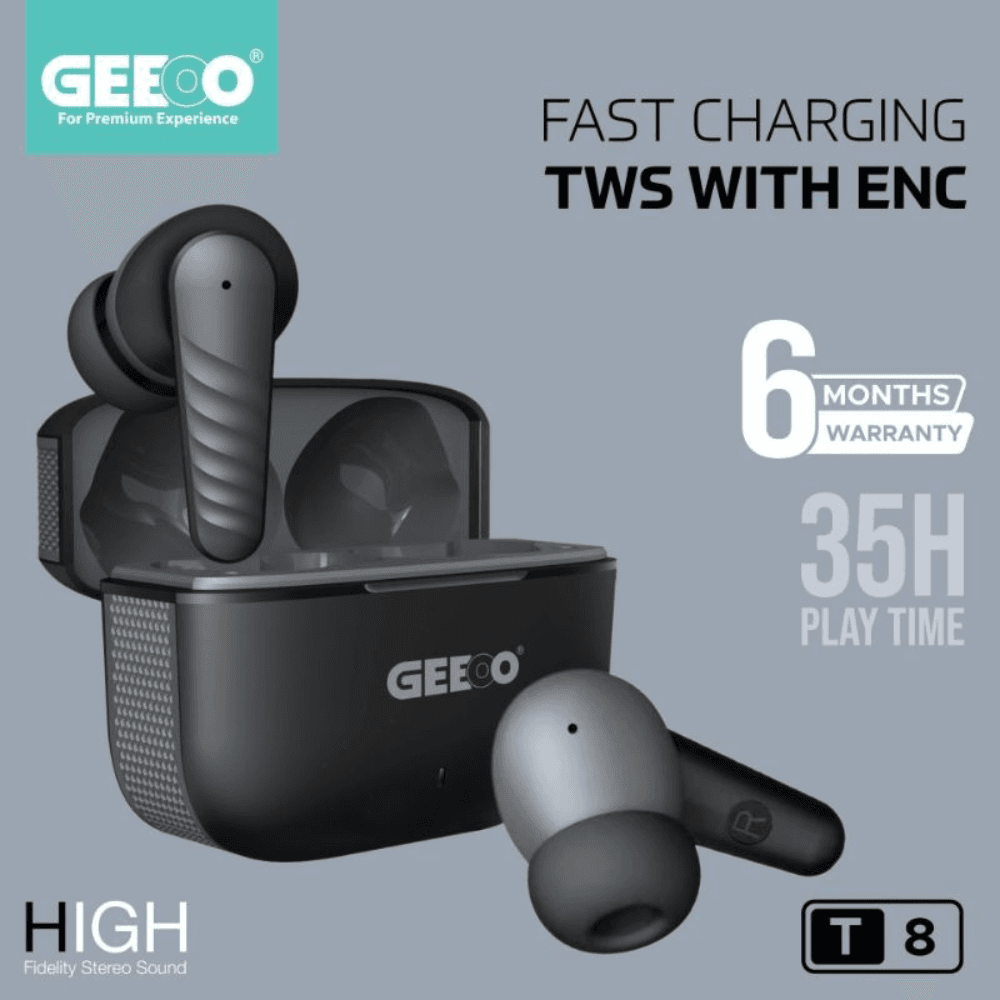 GEEOO T8 Fast Charging TWS with ENC