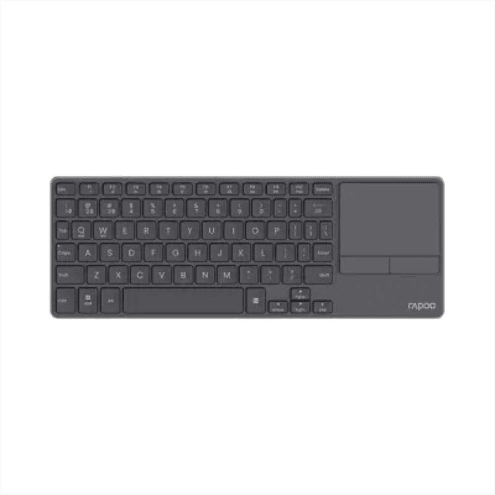 Rapoo E900T Portable Wireless Keyboard with Touchpad - Black
