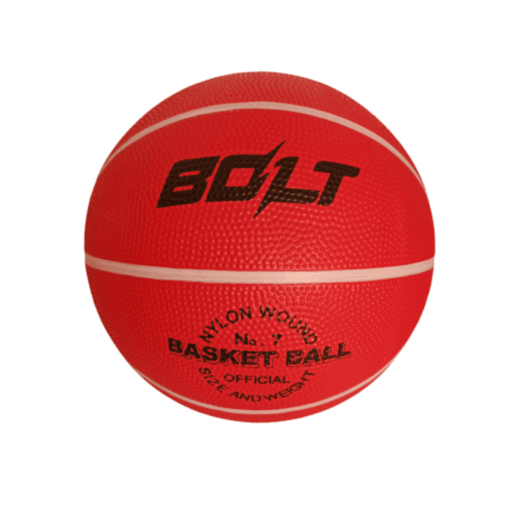 Basket Ball Bolt Red Size – 7