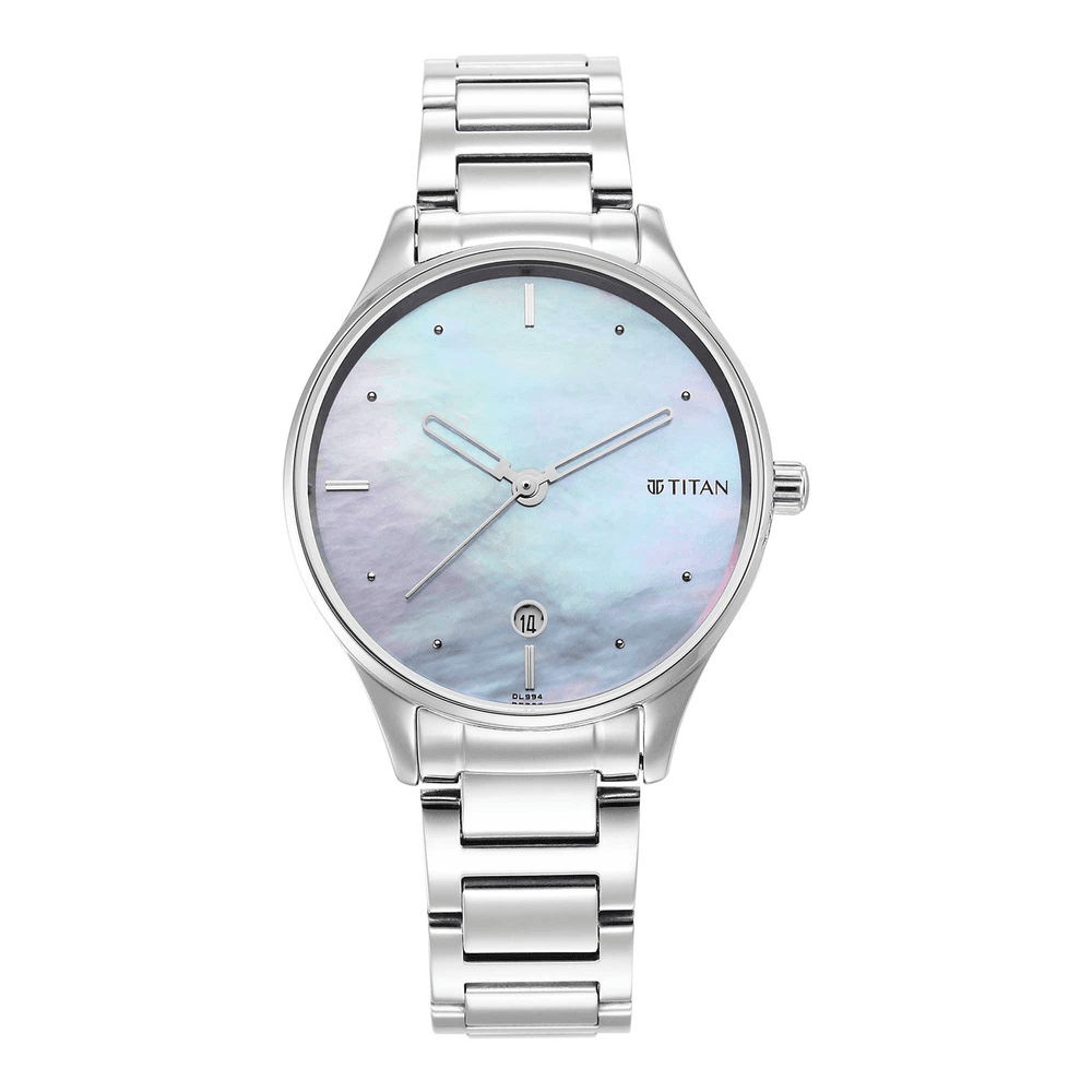 Titan Pastel Dreams Purple Mother of Pearl Dial Analog Metal Strap Watch for Women  (2670SM11)