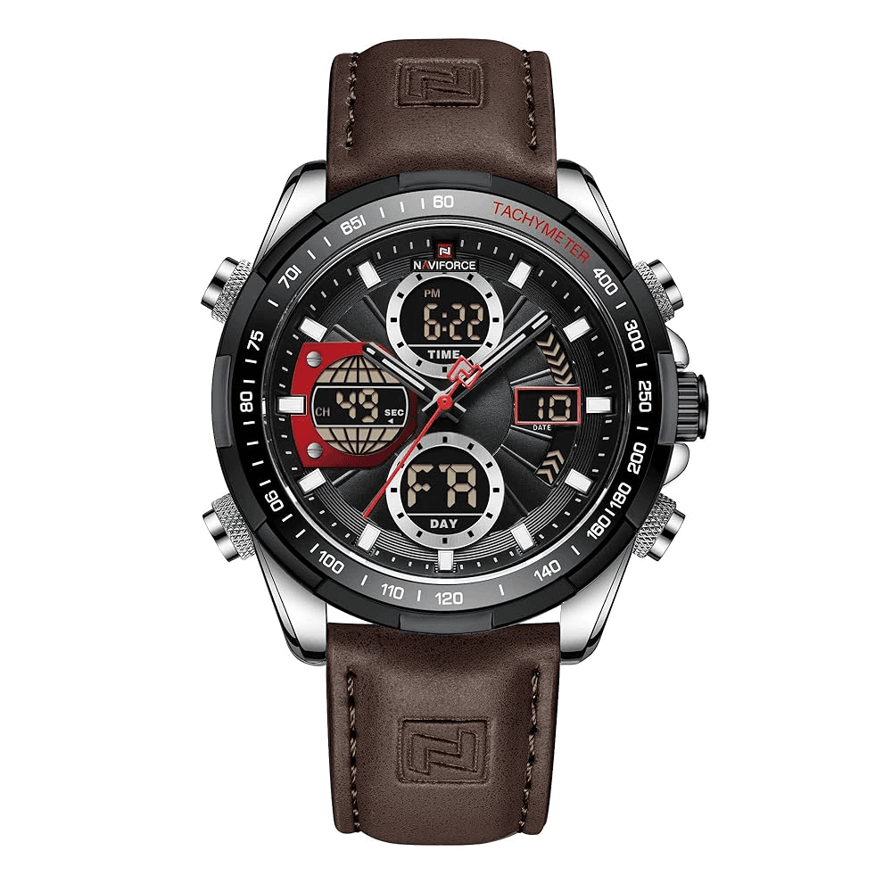 NAVIFORCE 9197 Men Quartz Watch Brown