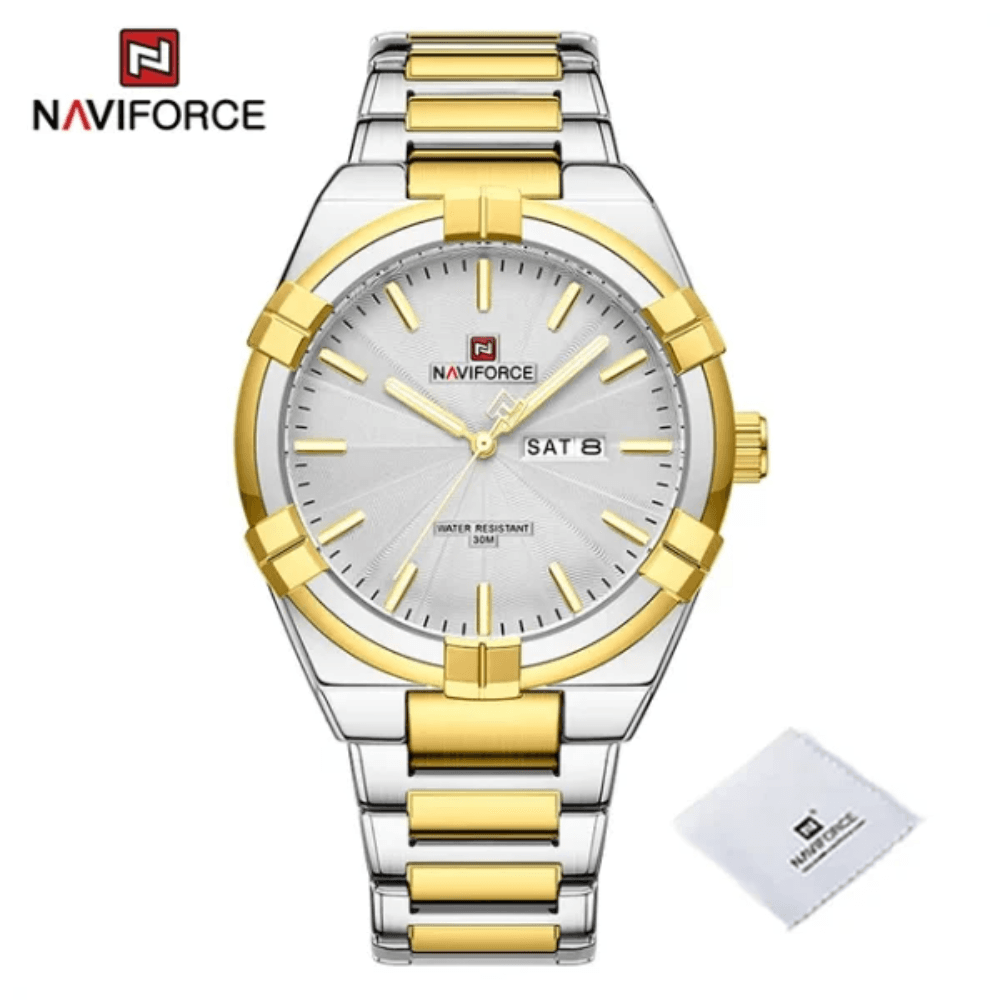 NAVIFORCE 9218 Watch Men Stainless Steel Watch