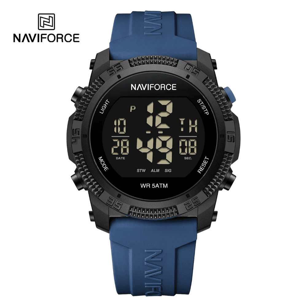 Naviforce NF 7104 Multifunctional Digital Watch for Blue
