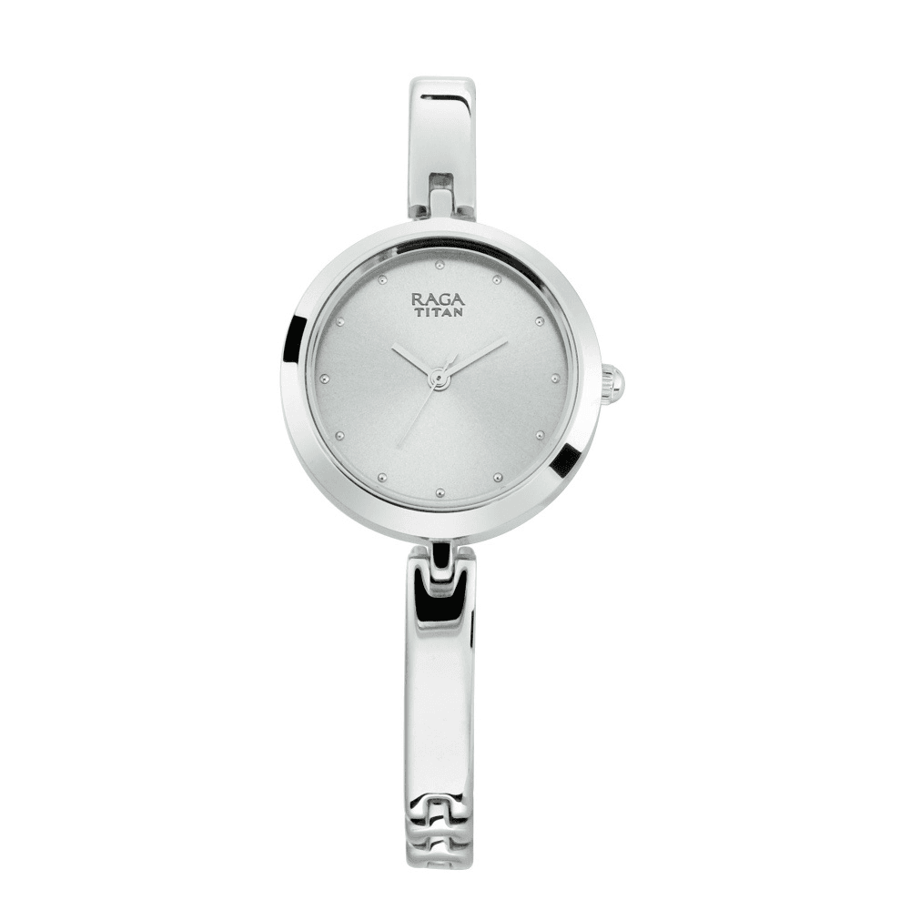 Titan Raga Viva Grey Dial Women Watch With Metal Strap